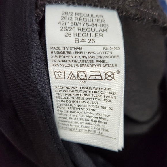 Gap NWT Favorite Jegging Black Maternity Jeans Size 26 / 2 Women's - Picture 8 of 9